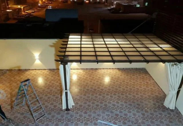 برجولات بديل الخشب المودرن