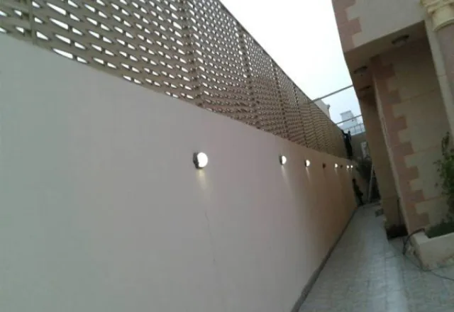 سواتر حديد مجدول لفيلا شمال الرياض